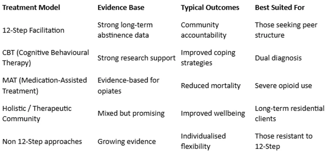 Treatment models including data of each one